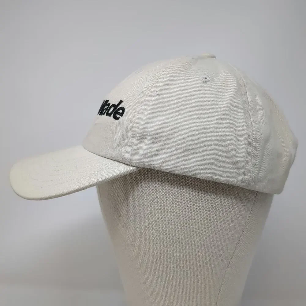 TaylorMade Baseball Cap Beige One Size Adjustable Slideback Cotton Golf Hat